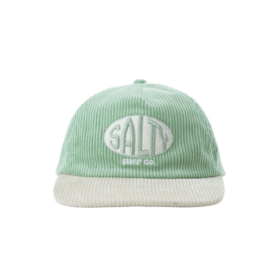 Salty costal lime green corduroy hat
