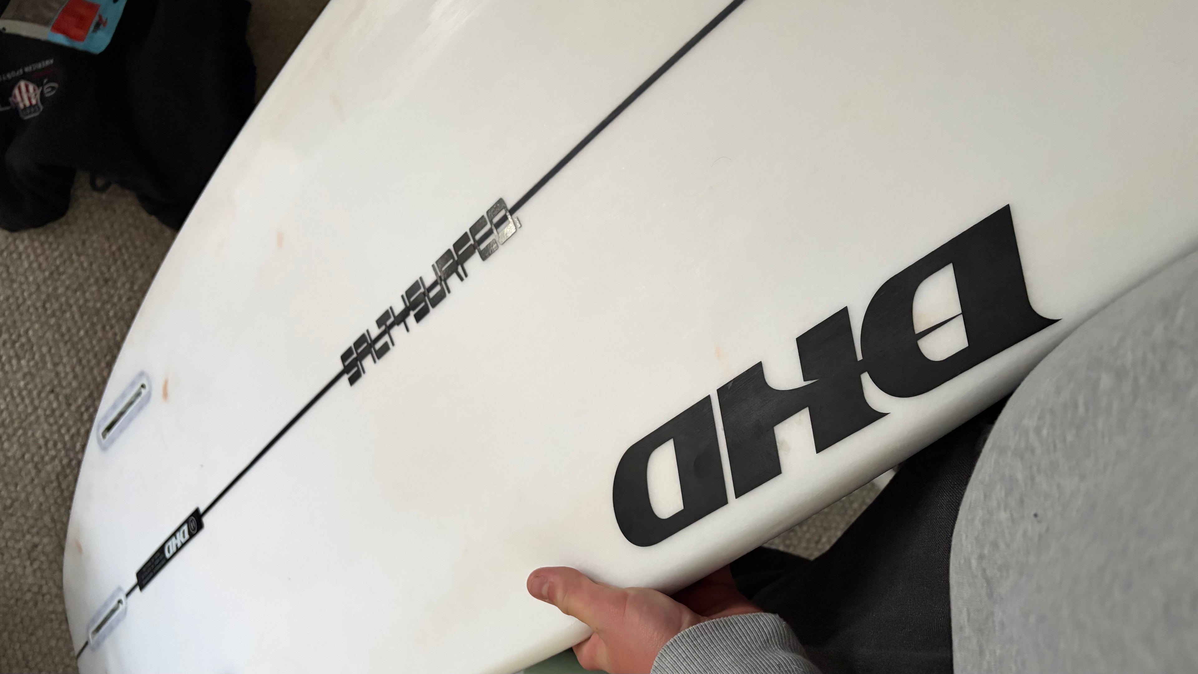 Saltysurfco surfboard sticker