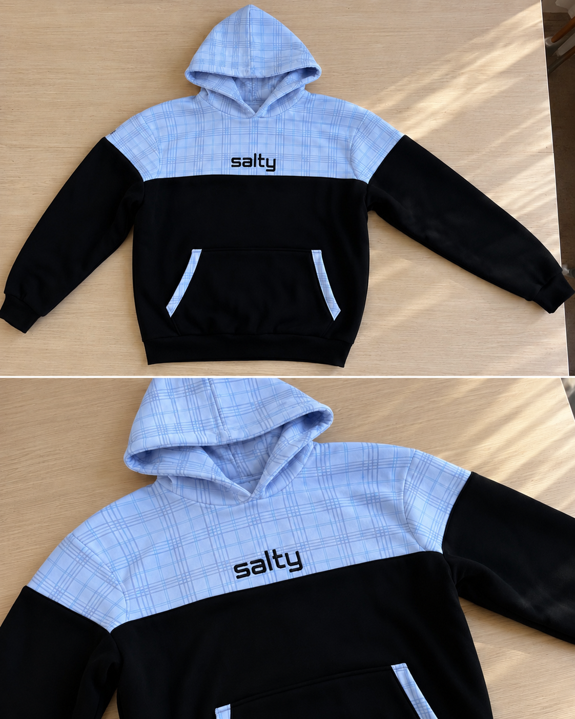 SALTY COASTAL V2 HOODIE (LIGHT BLUE) PREORDER