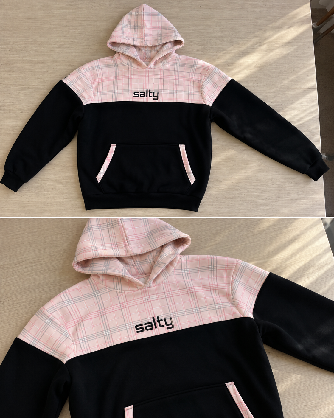 SALTY COASTAL V2 HOODIE (LIGHT PINK) PREORDER