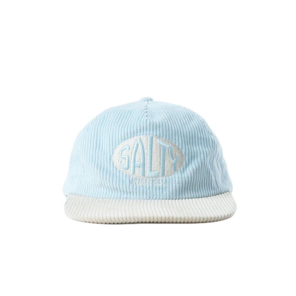Salty Coastal Blue Corduroy hat